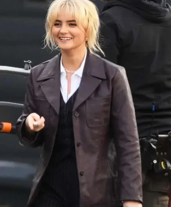 Millie Gibson Doctor Who S02 Brown Blazer For Sale webp