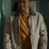 Missing You 2025 Ashley Walters Off White Cotton Jacket