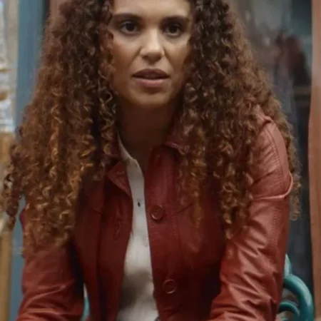 Missing You 2025 Stacey Embalo Leather Trench Coat