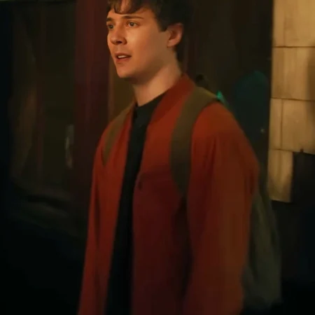 Missing You S01 Oscar Kennedy Red Bomber Jacket webp