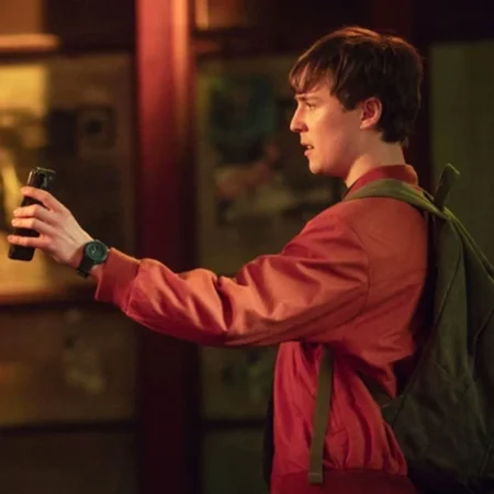 Missing You S01 Oscar Kennedy Red Bomber Jacket For Sale webp