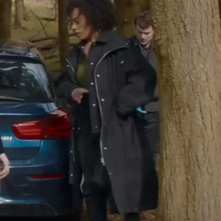 Missing You S01 Rosalind Eleazar Black Hooded Trench Coat