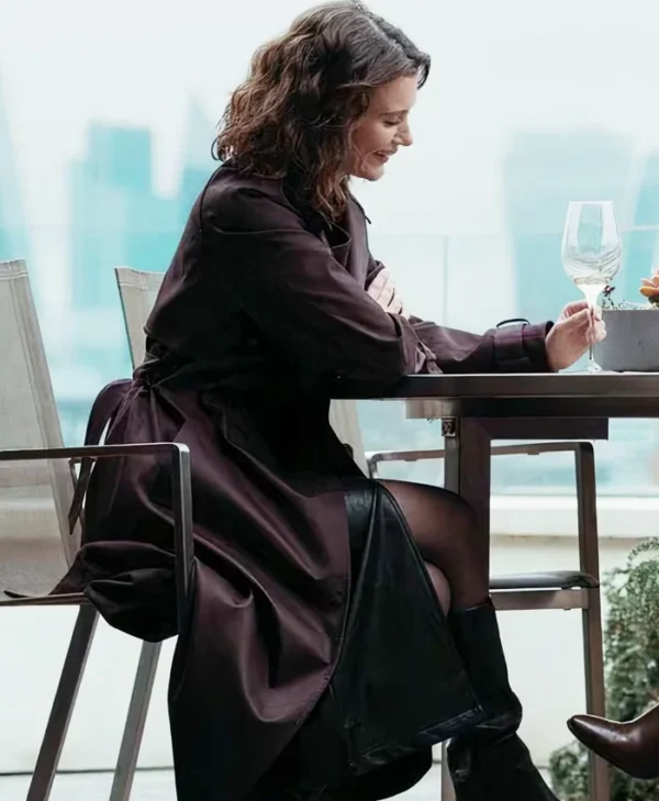 MobLand S01 Emily Barber Trench Coat Side webp