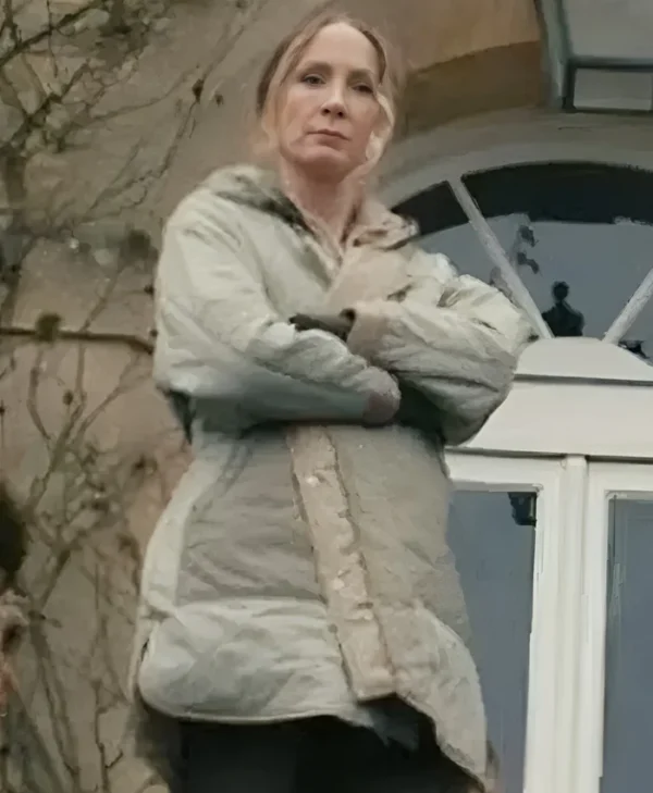 MobLand S01 Joanne Froggatt Hooded Coat Side webp