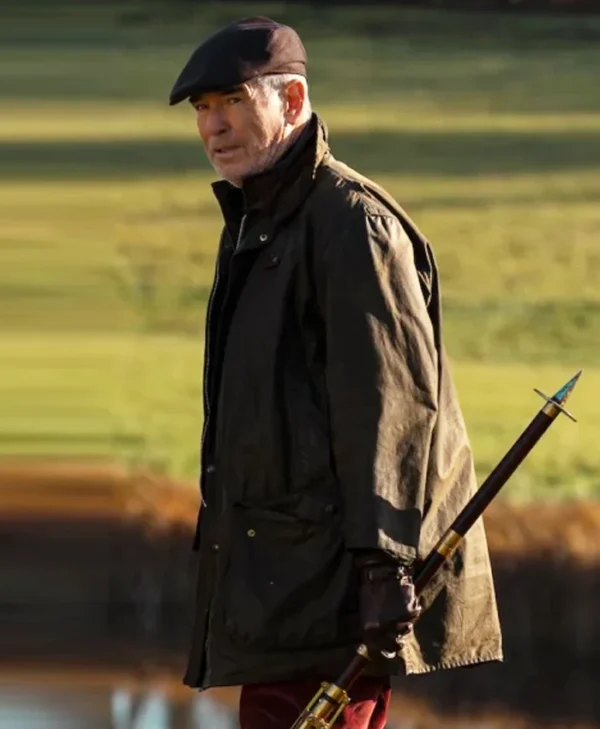 MobLand S01 Pierce Brosnan Brown Jacket 1 webp
