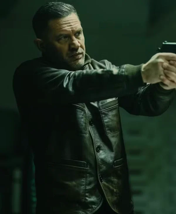 MobLand S01 Tom Hardy Bomber Leather Jacket webp