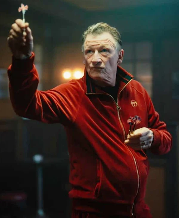 Mobland S01 Geoff Bell Red Track Jacket webp