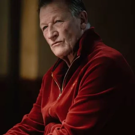 Mobland S01 Geoff Bell Red Track Jacket Side webp