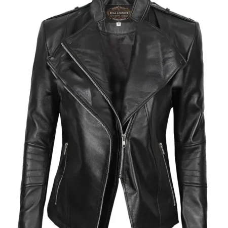 Monica Geller Leather Jacket webp