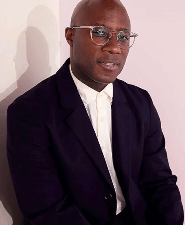 Mufasa The Lion King Barry Jenkins Black Blazer closeup