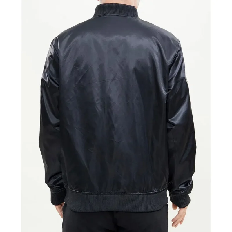 NY Jets Wordmark Satin Jacket back webp