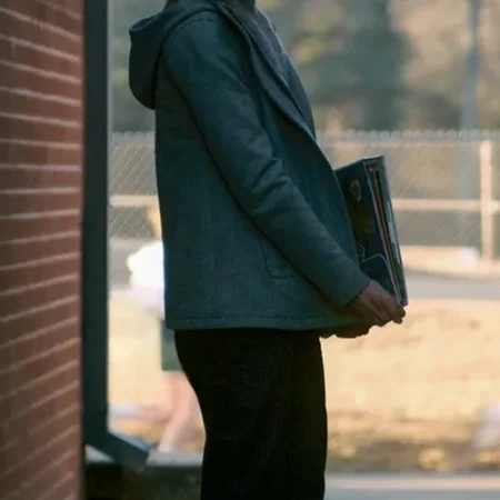 Natalia Dyer Stranger Things Grey Hooded Jacket webp