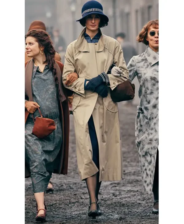 Natasha OKeeffe Peaky Blinders Lizzie Stark Trench Coat