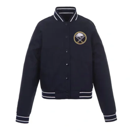 Navy Buffalo Sabres Poly Twill Jacket webp