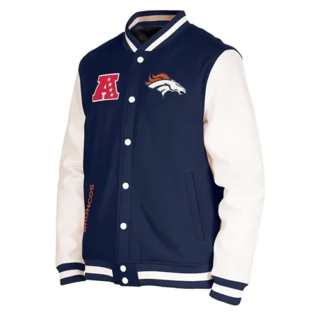New England Patriots Third Down Varsity Jacket webp