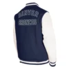 New England Patriots Third Down Varsity Jacket back webp
