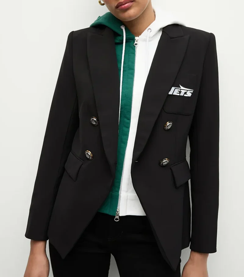 New York Jets Black Blazer Front webp