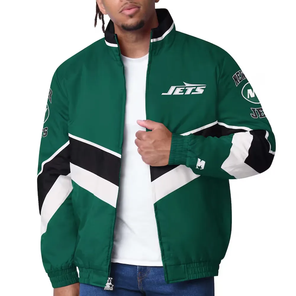 New York Jets Captain Green Varsity Satin Jacket webp New York Jets Captain Green Varsity Satin Jacket webp