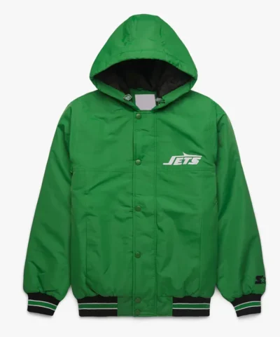 New York Jets Green Hooded Jacket webp