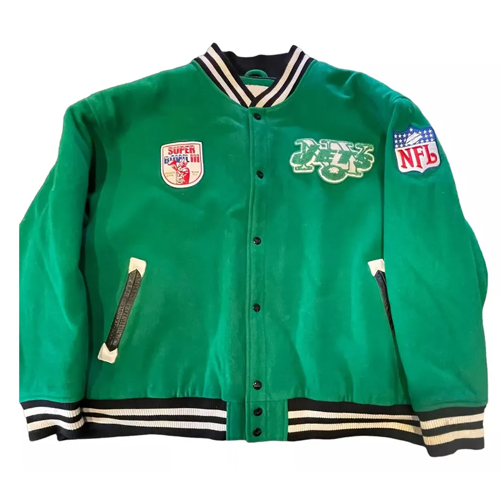 New York Jets Green Throwbacks Varsity Jacket webp New York Jets Green Throwbacks Varsity Jacket webp