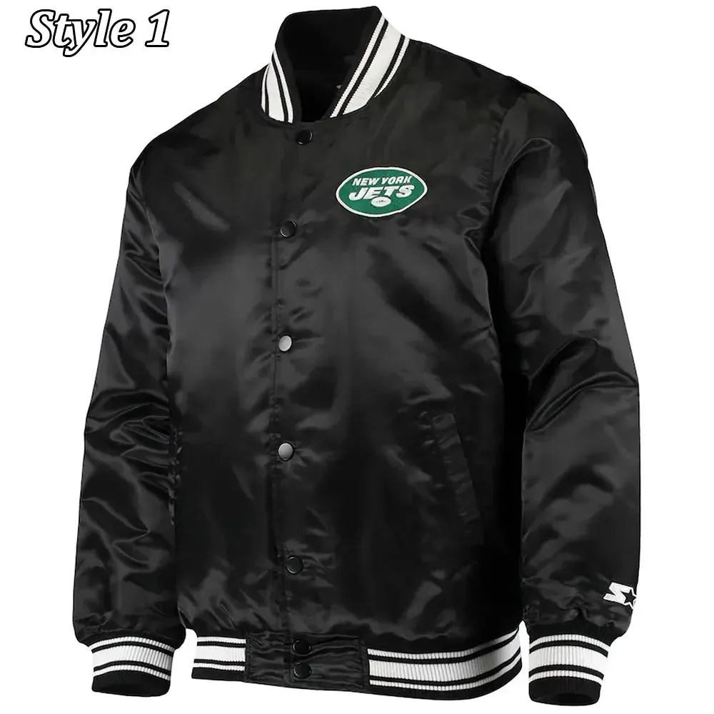 New York Jets Locker Room Black Satin Jacket webp New York Jets Locker Room Black Satin Jacket webp