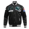 New York Jets Mashup Classic Rib Satin Jacket webp