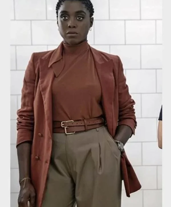 No Time to Die Nomi Double Breasted Brown Coat