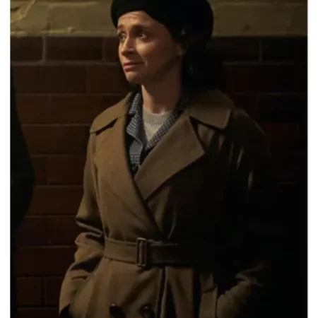 Peaky Blinders Captain Swing Brown Belted Coat