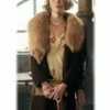 Peaky Blinders S06 Anya Taylor Joy Brown Fur Coat