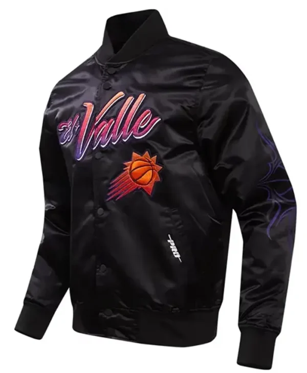 Phoenix Suns 202324 City Edition Black Varsity Jacket webp