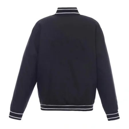 Poly Twill Navy Buffalo Sabres Full Snap Jacket webp