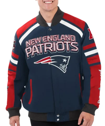 Power Forward Racing New England Patriots Jacket webp