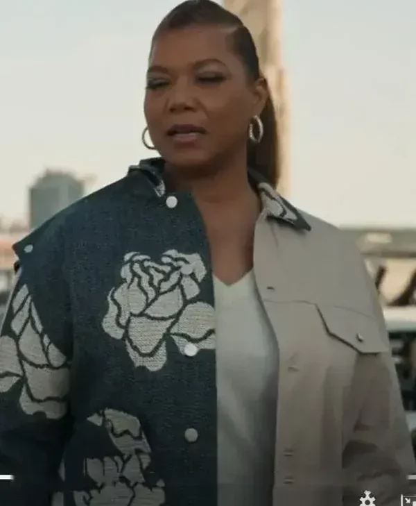 Queen Latifah The Equalizer Season 2 Flowers Printed Jacket