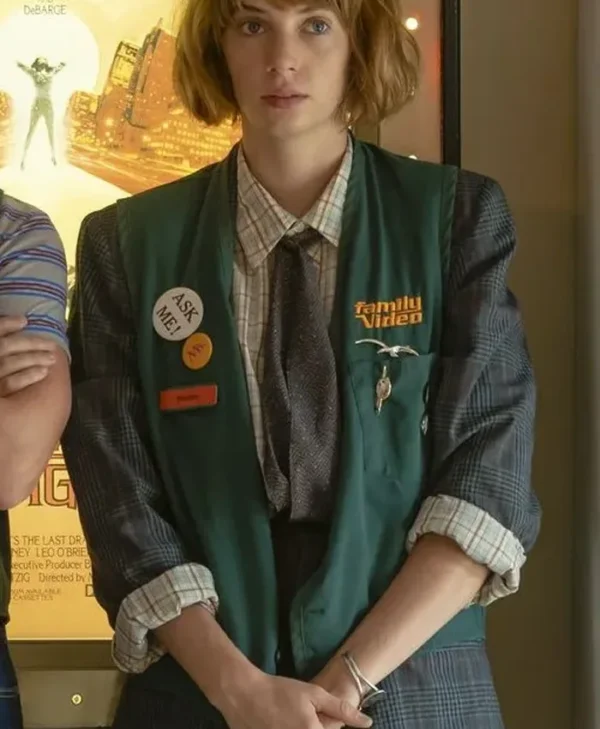 Robin Stranger Things Ask Me Family Video Vest webp