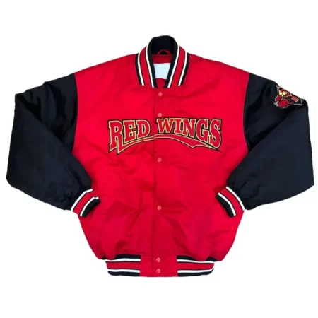 Rochester Red Wings 1990s Satin Varsity Jacket webp