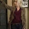 Rose McIver iZombie Brown Cotton Jacket front