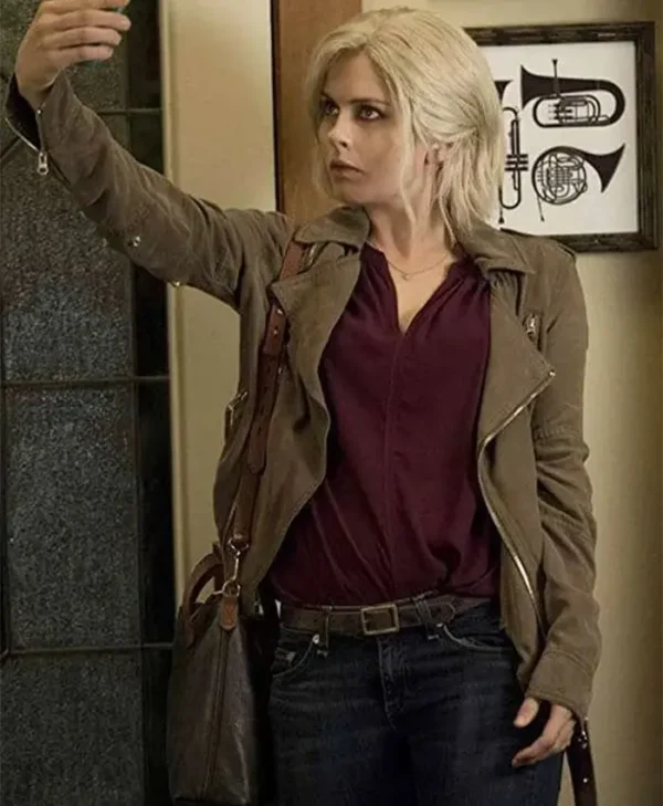 Rose McIver iZombie Brown Cotton Jacket front