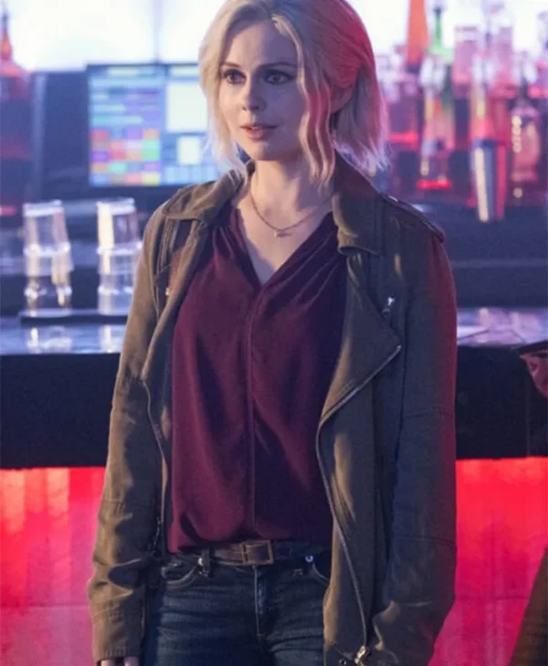 Rose McIver iZombie Brown Cotton Jacket frontt