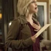 Rose McIver iZombie Brown Cotton Jacket right