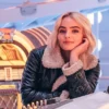 Ruby Sunday Doctor Who S14 Black Shearling Jacket Seeing webp
