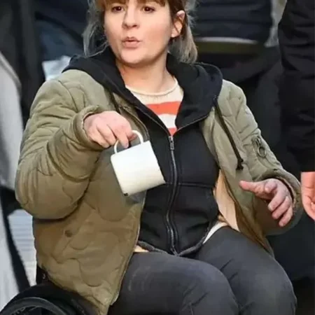 Ruth Madeley Doctor Who S02 Green Quilted Jacket For Sale webp