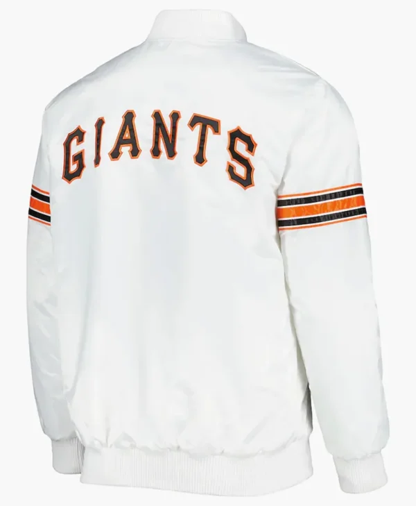 San Francisco Giants Power Forward White Jacket back