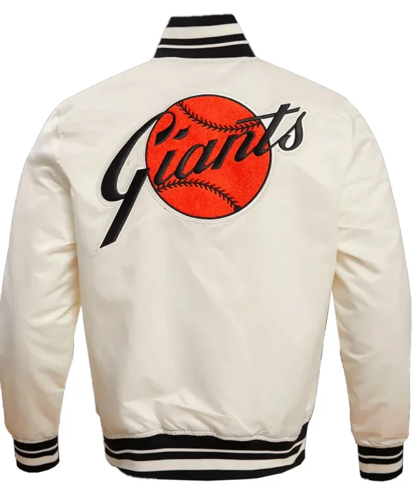 San Francisco Giants Retro Classic Rib Varsity Jacket