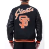 San Francisco Giants Retro Classic Rib Varsity Jacket back
