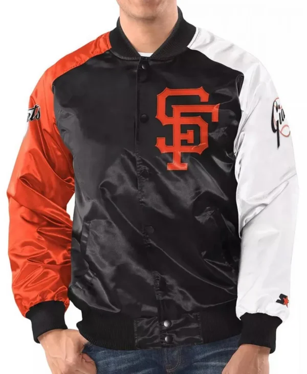San Francisco Giants Satin Tri Color Jacket
