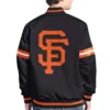 San Francisco Giants Scout Varsity Satin Jacket back