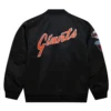 San Francisco Giants Vintage Logo Lightweight Satin Jacket back