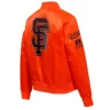 San Francisco Giants World Series Orange Jacket back
