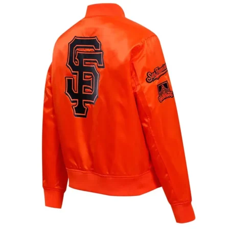 San Francisco Giants World Series Orange Jacket back