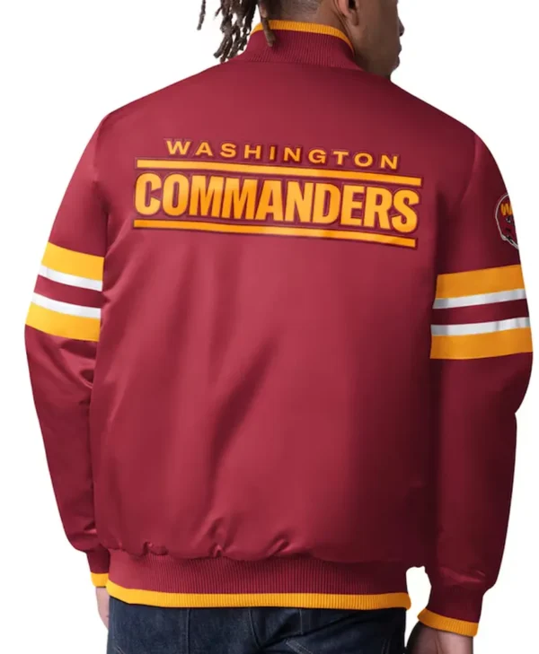 Scout I Washington Commanders Jacket back webp